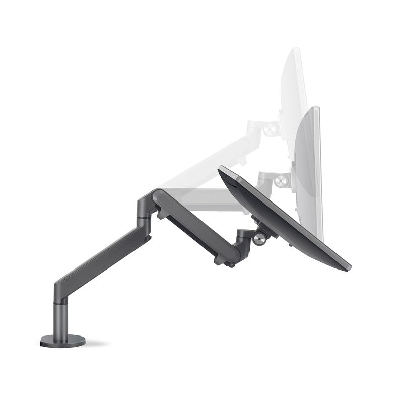 UPERGO OZ-1 Aluminum Gas Spring Single Arm, Stand And Mount For Gaming And Office Use, For upto 27