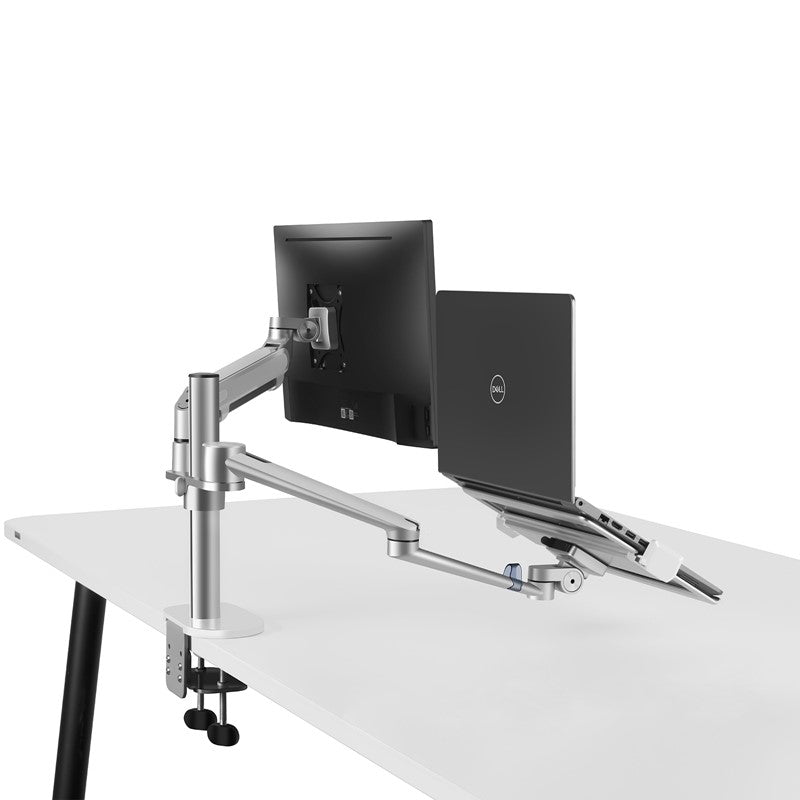 UPERGO OL-3S Aluminum 2 in 1 Monitor Arm, Laptop Stand And Mount For Gaming And Office Use, 17