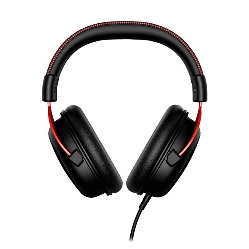 HyperX Cloud II, 7.1 Surround Sound Wired Gaming Headset for PC, PS5, PS4, Xbox One, Switch - Red
