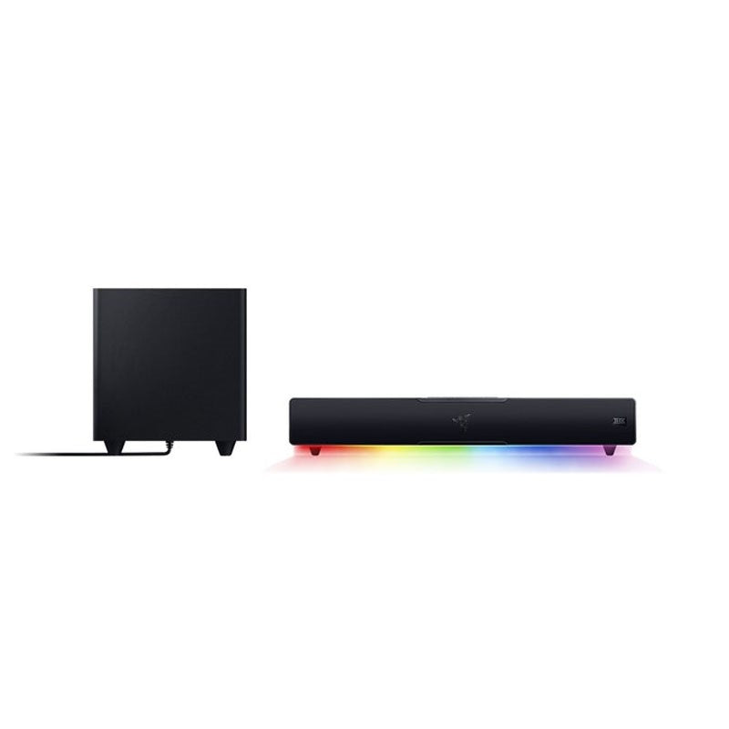 Razer Leviathan V2 Gaming Soundbar with Subwoofer, THX Spatial Audio, Bluetooth 5.2, USB Audio Input, Black