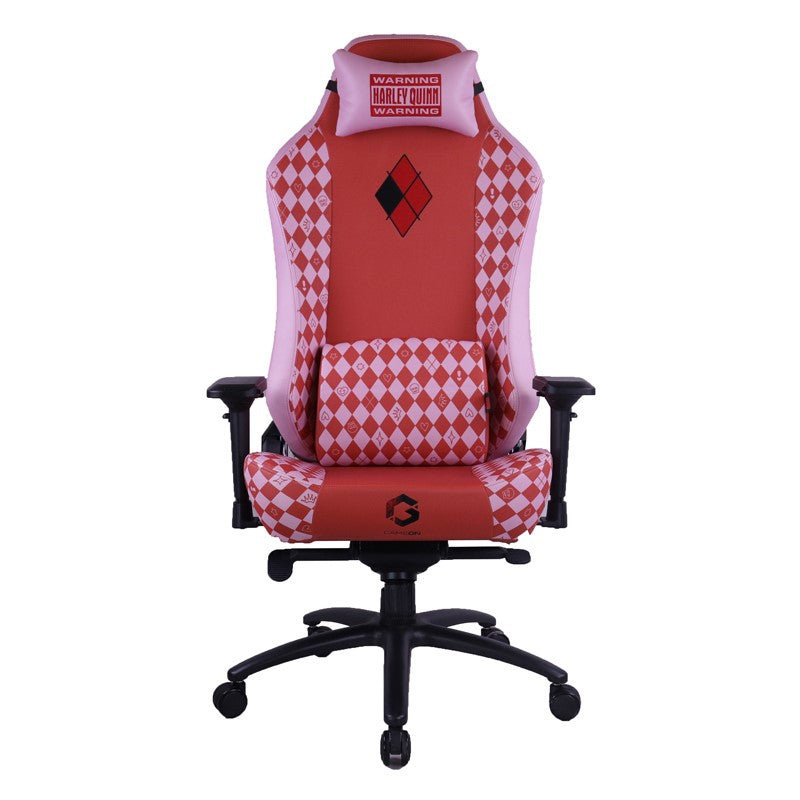 GAMEON Licensed Gaming Chair With Adjustable 4D Armrest & Metal Base - Harly Quinn