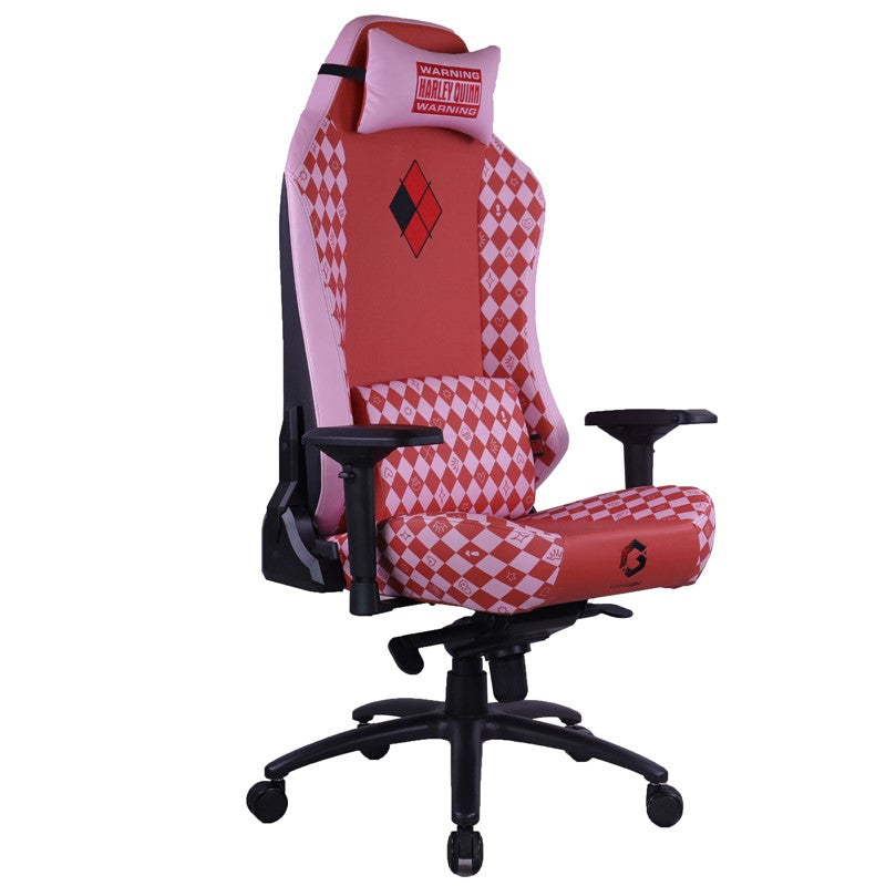 GAMEON Licensed Gaming Chair With Adjustable 4D Armrest & Metal Base - Harly Quinn