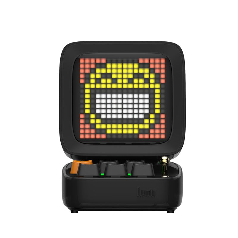 Divoom Ditoo-Pro Retro Pixel Art Bluetooth Speaker with RGB Mechanical Keyboard - Black