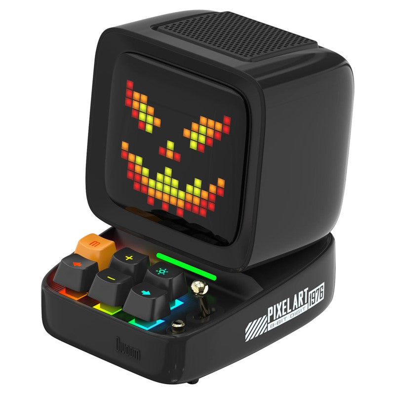 Divoom Ditoo-Pro Retro Pixel Art Bluetooth Speaker with RGB Mechanical Keyboard - Black