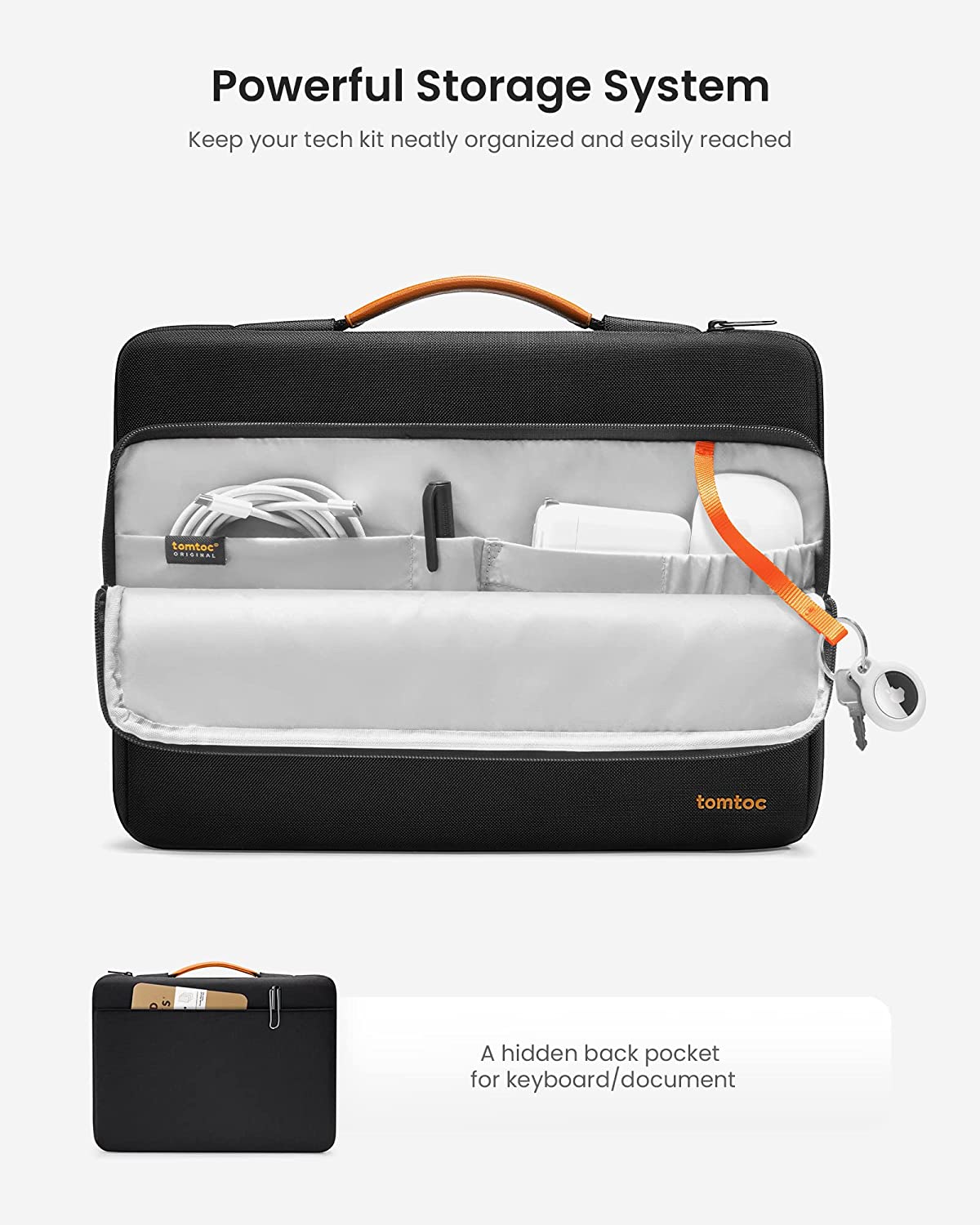 Tomtoc Defender-A14 Laptop Handbag 14-inch - Black