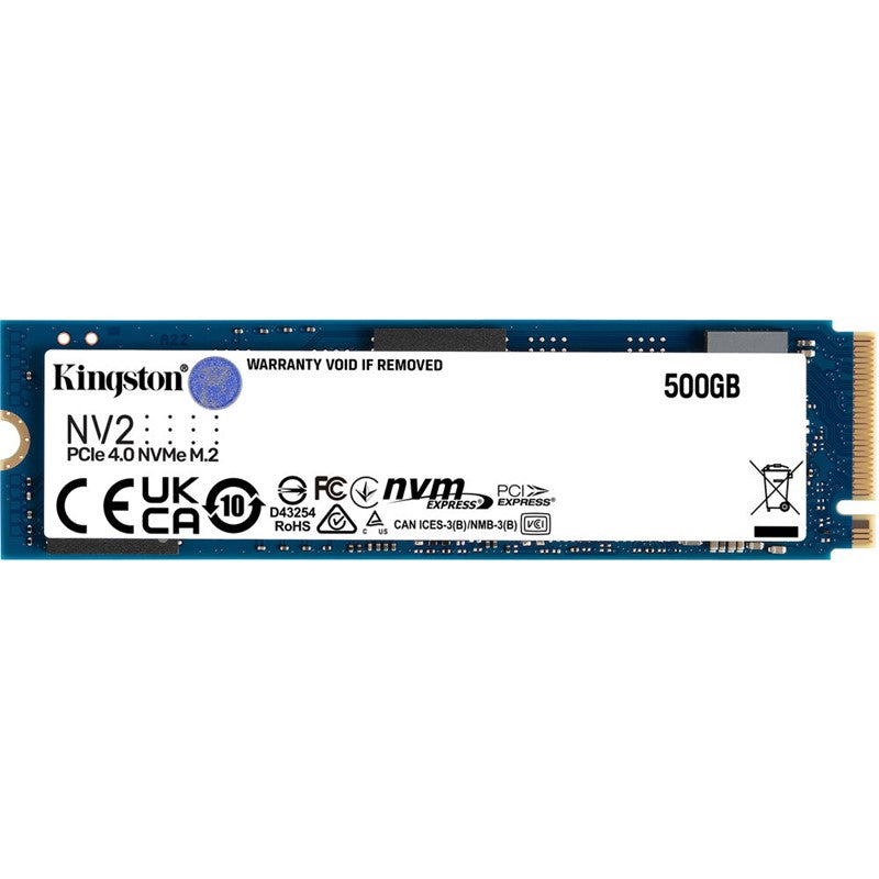 كسينجستون NV2 هارد سعة 500جيجابايت اس اس دي PCIe 4.0 x4, NVMe, M.2 2280