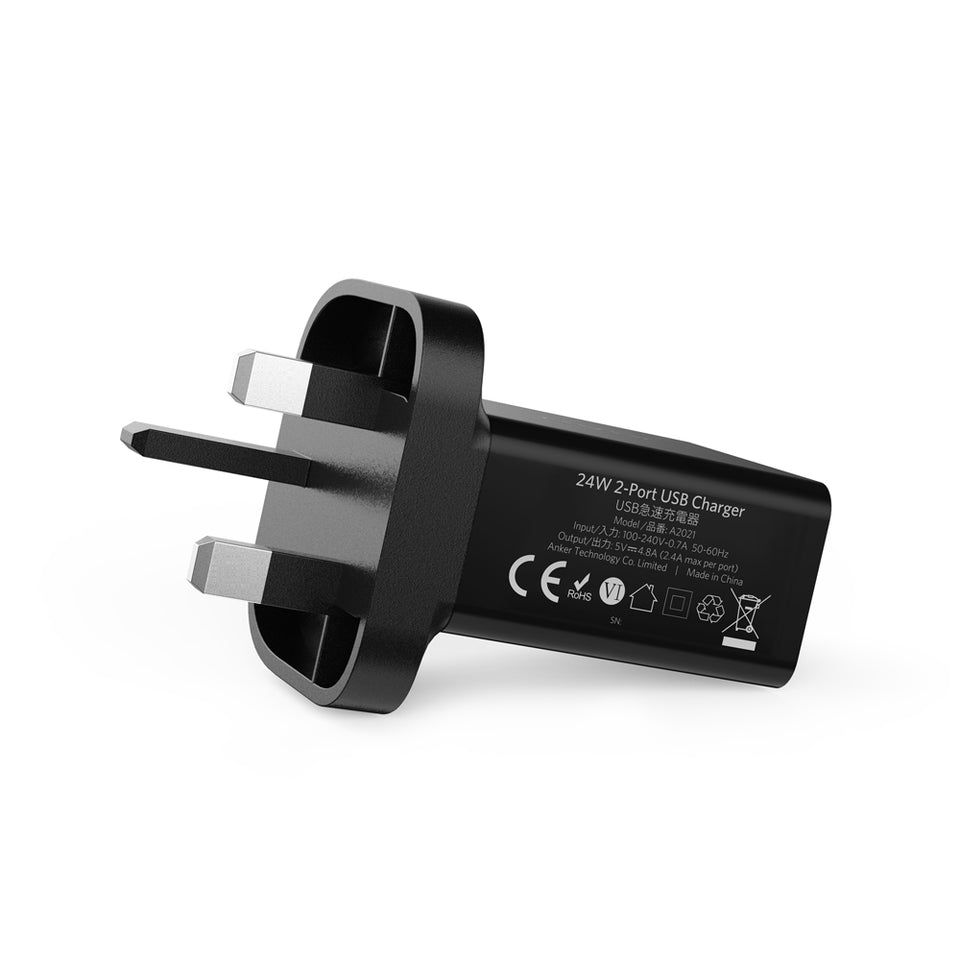 Anker 24W 2-Port USB Charger