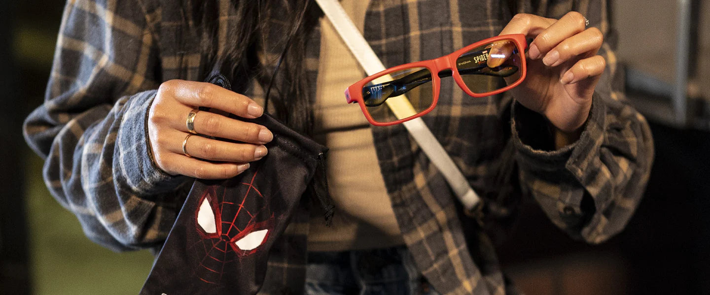 Gunnar Enigma Spider-Man Miles Morales Protective Gaming Eyewear (Amber Lens Tint)