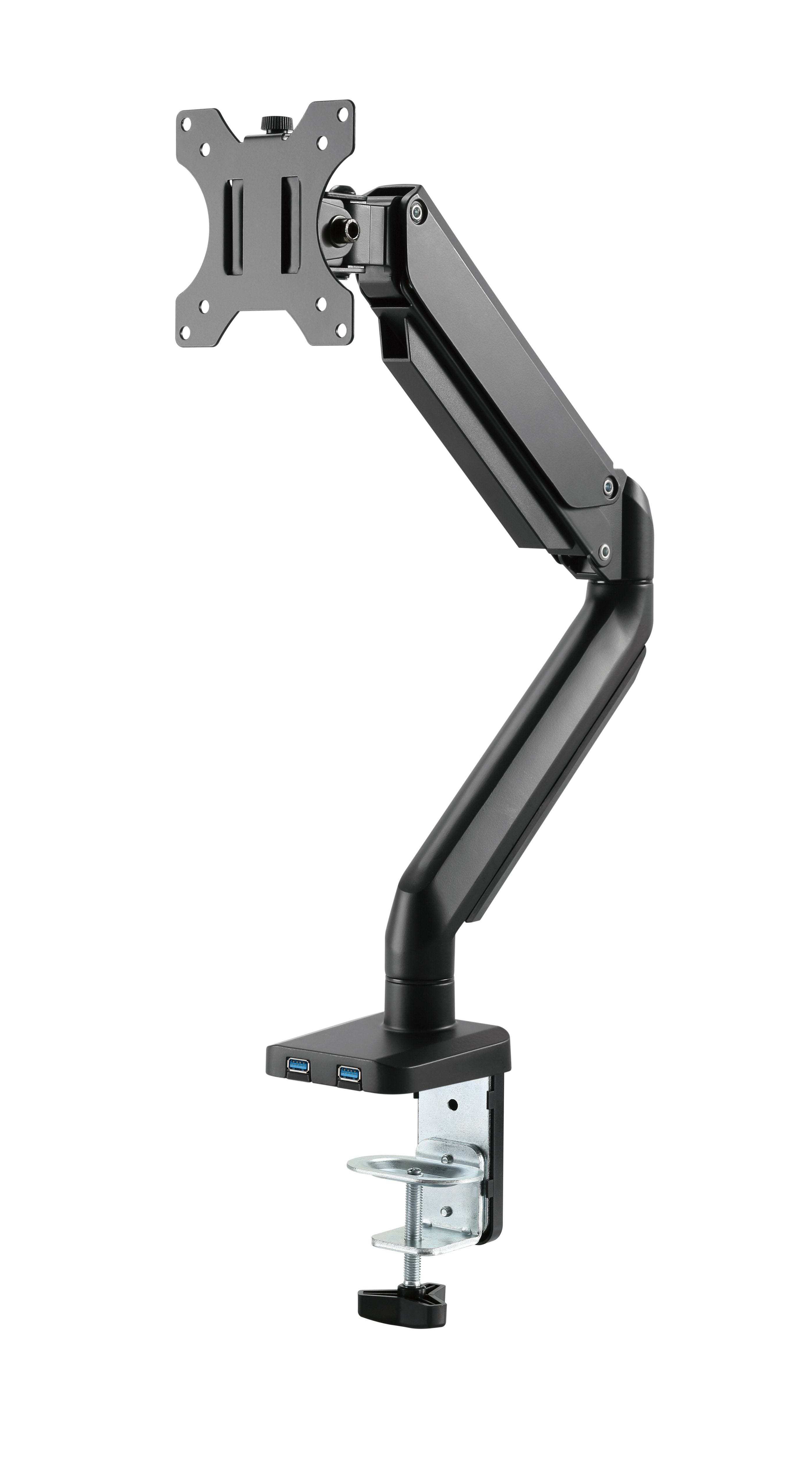 Twisted Minds Single Monitor Aluminum Slim Mechanical Spring Monitor Arm - Black - BlinkQA