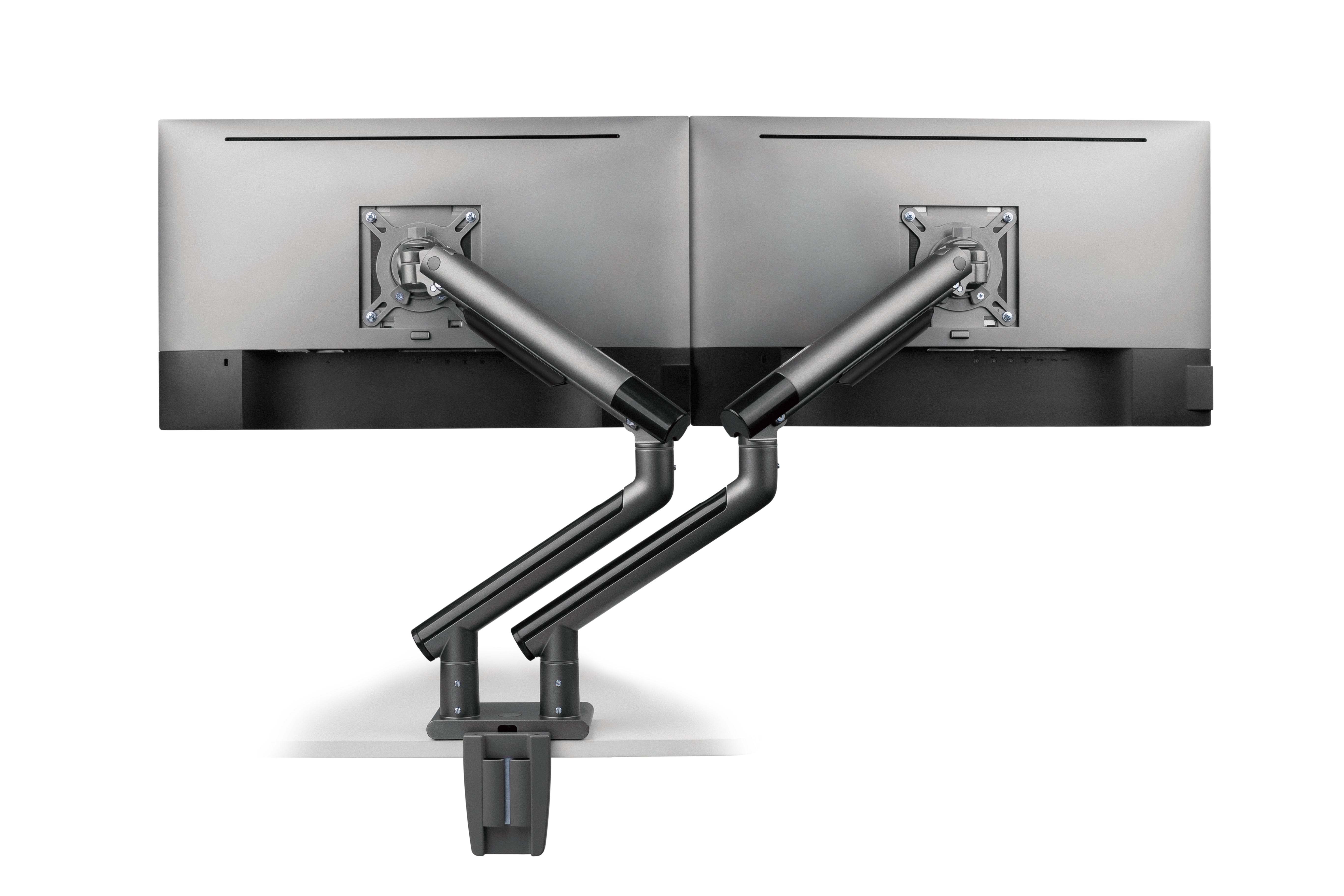 Twisted Minds Dual Monitors Mount Premium Slim Aluminum Spring-Assisted Gaming Monitor Mount
