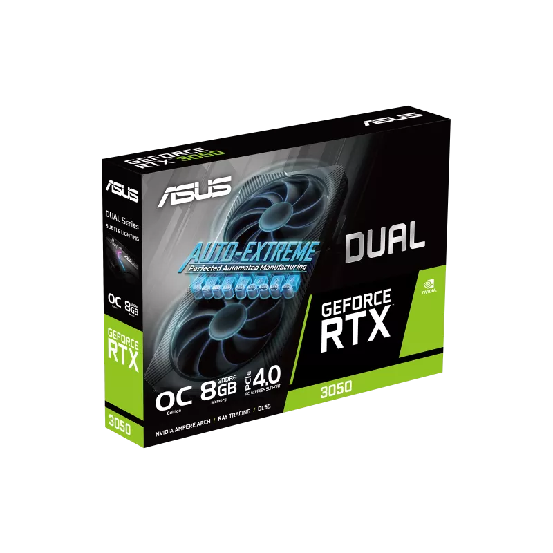 ASUS Dual GeForce RTX™ 3050 OC Edition 8GB GDDR6 | Graphics Card - Think24 Gaming & Gadgets Qatar