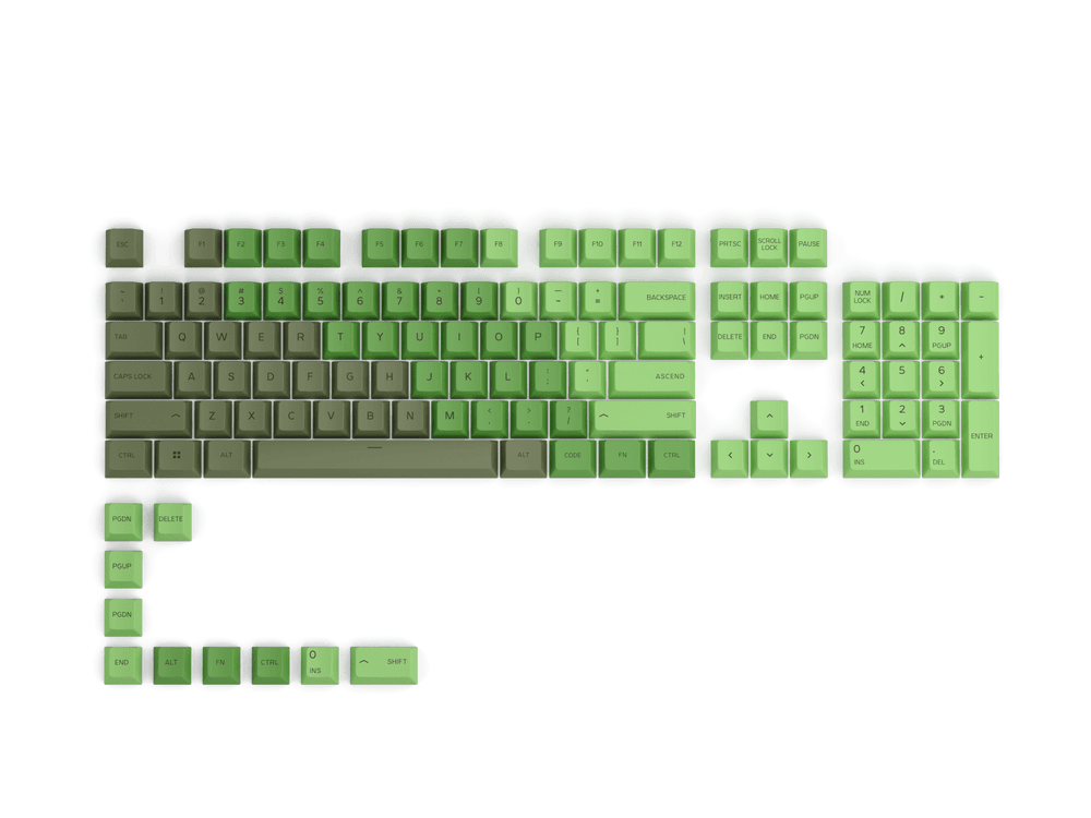 Glorious PBT Keycaps - Olive - Think24 Gaming & Gadgets Qatar