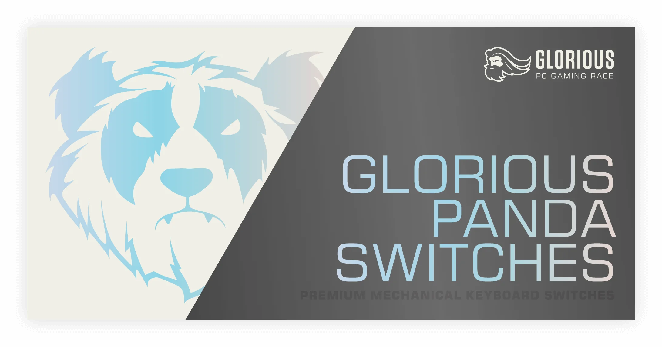 Glorious Panda Switch (UNLUBED) 36Plate Mounted 3pin Switches