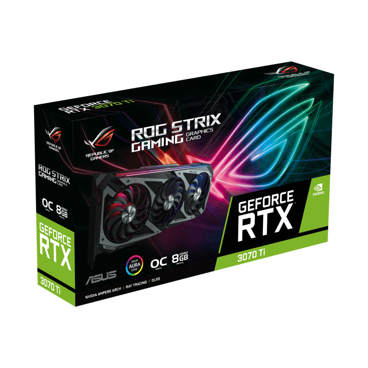 ASUS ROG Strix GeForce RTX™ 3070 Ti OC Edition 8GB GDDR6X | Graphics Card - Think24 Gaming & Gadgets Qatar