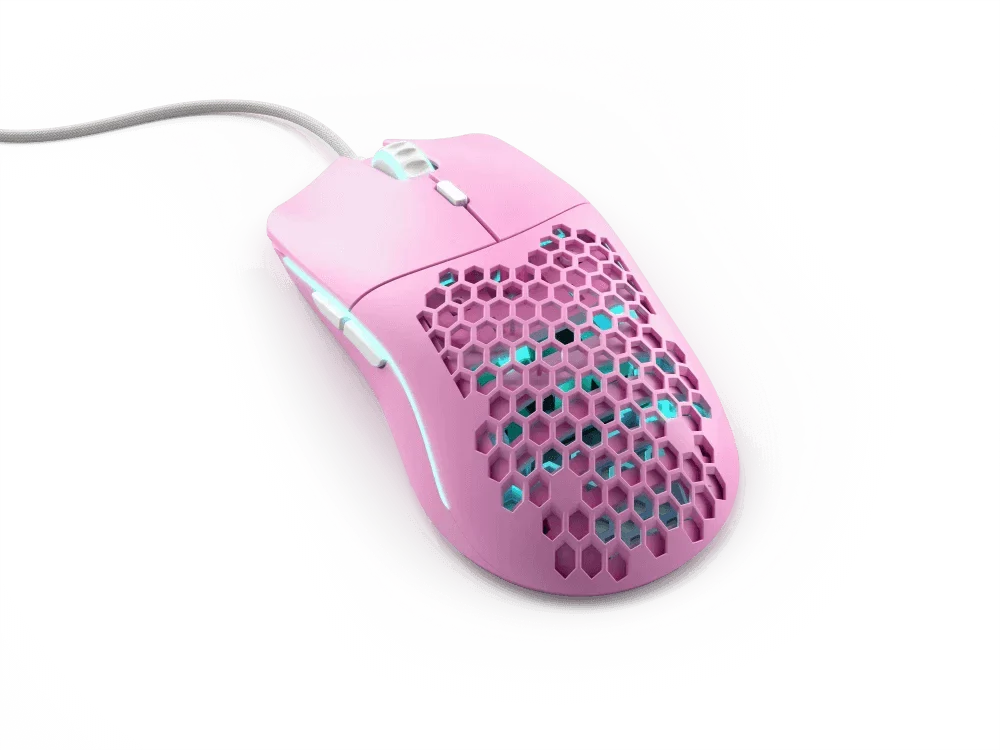 Glorious Model O Minus Wired Forge Mouse - Pink (Limited) - Think24 Gaming & Gadgets Qatar